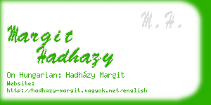 margit hadhazy business card